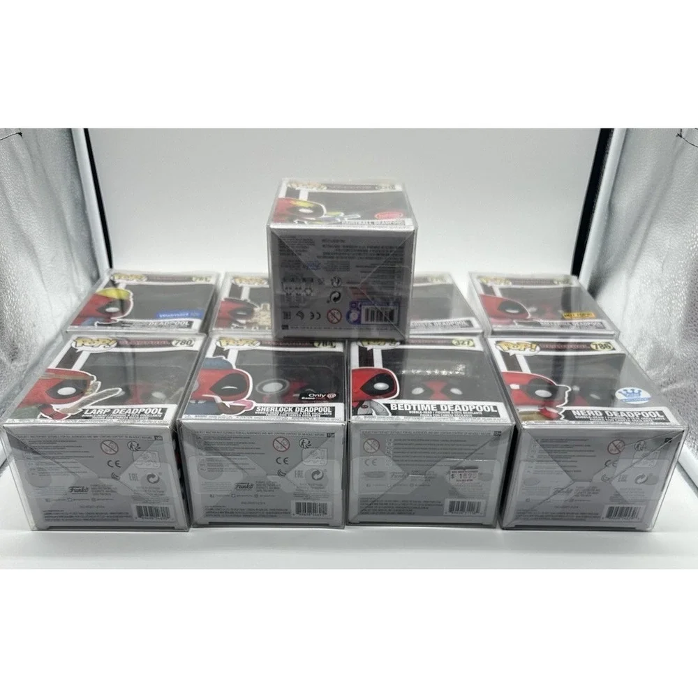 FUNKO POP MARVEL DEADPOOL LOT OF 10 EXCLUSIVES + DEADPOOL VS CABLE #318